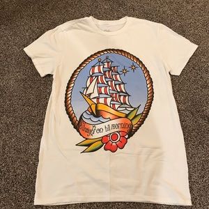 The Lost Bros Peter Pan Ship T-shirt Medium